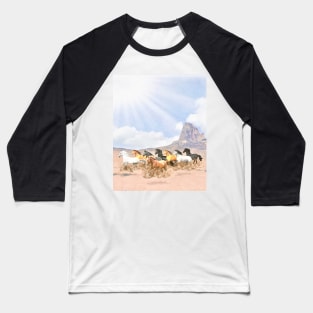 Valley of the Horses Baseball T-Shirt